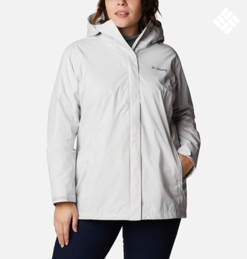 Women's Columbia Arcadia II Jackets White | Plus Size CA-W8A54